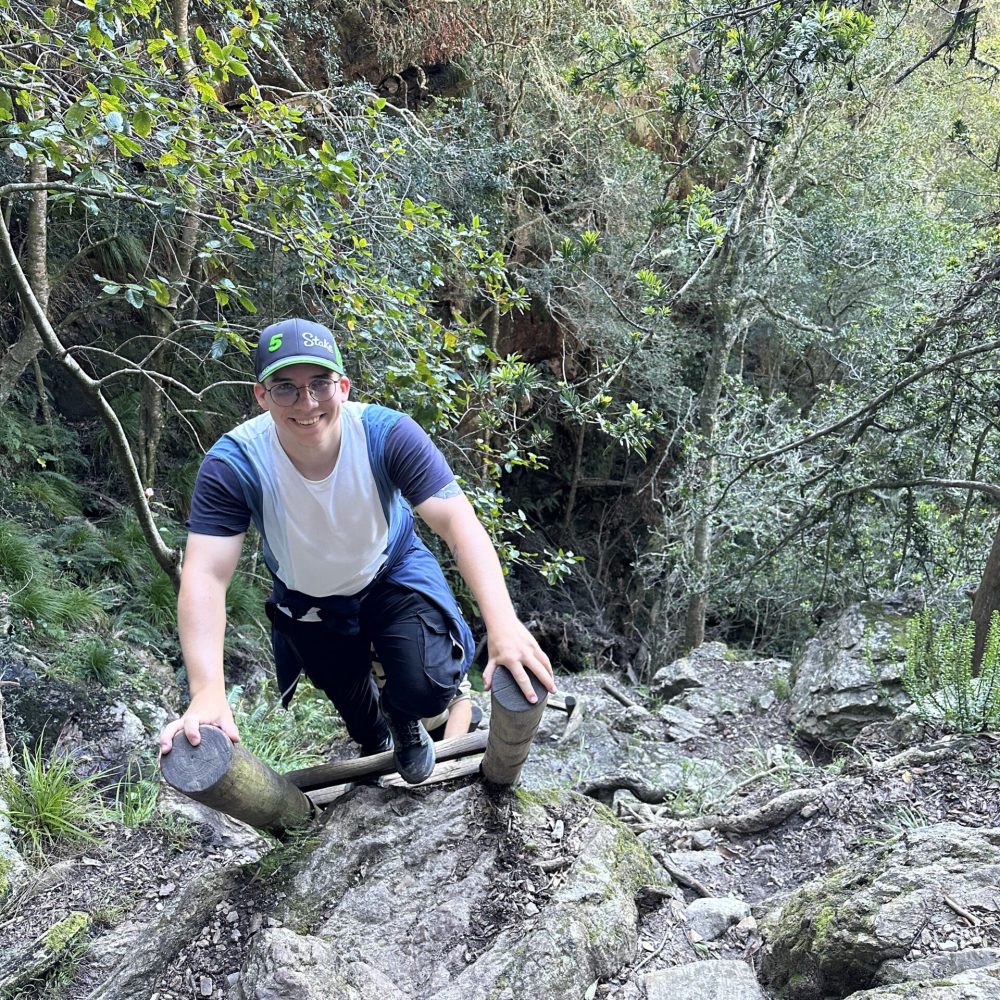 Skeleton Gorge ladders